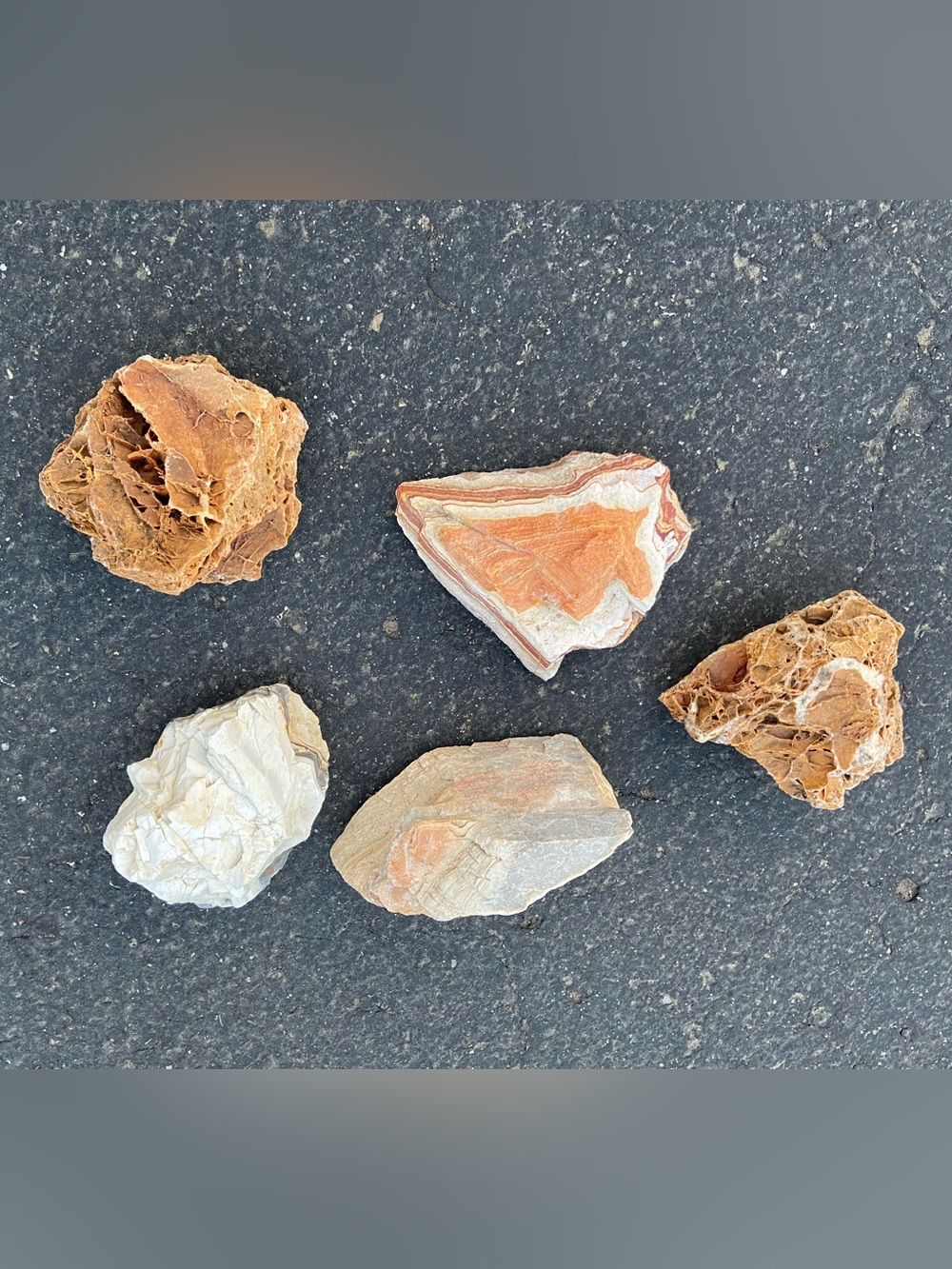 🪨Rocks-Used 5 Pcs. Decorative/Aquatic/Tanks/Homes/Beauty/Organic-💯-Natural🐠🐸🦀🐢🦜🦔